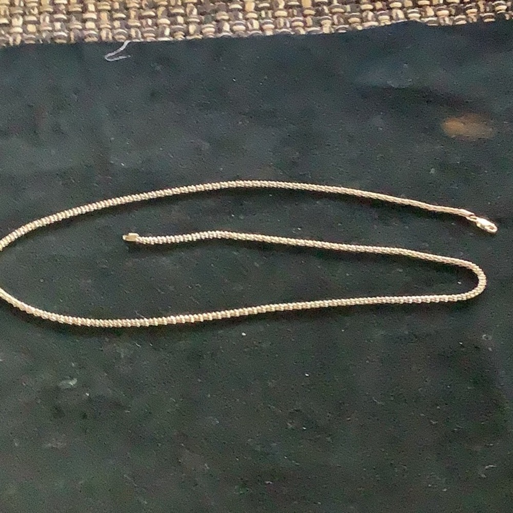20” 14kt  white gold necklace